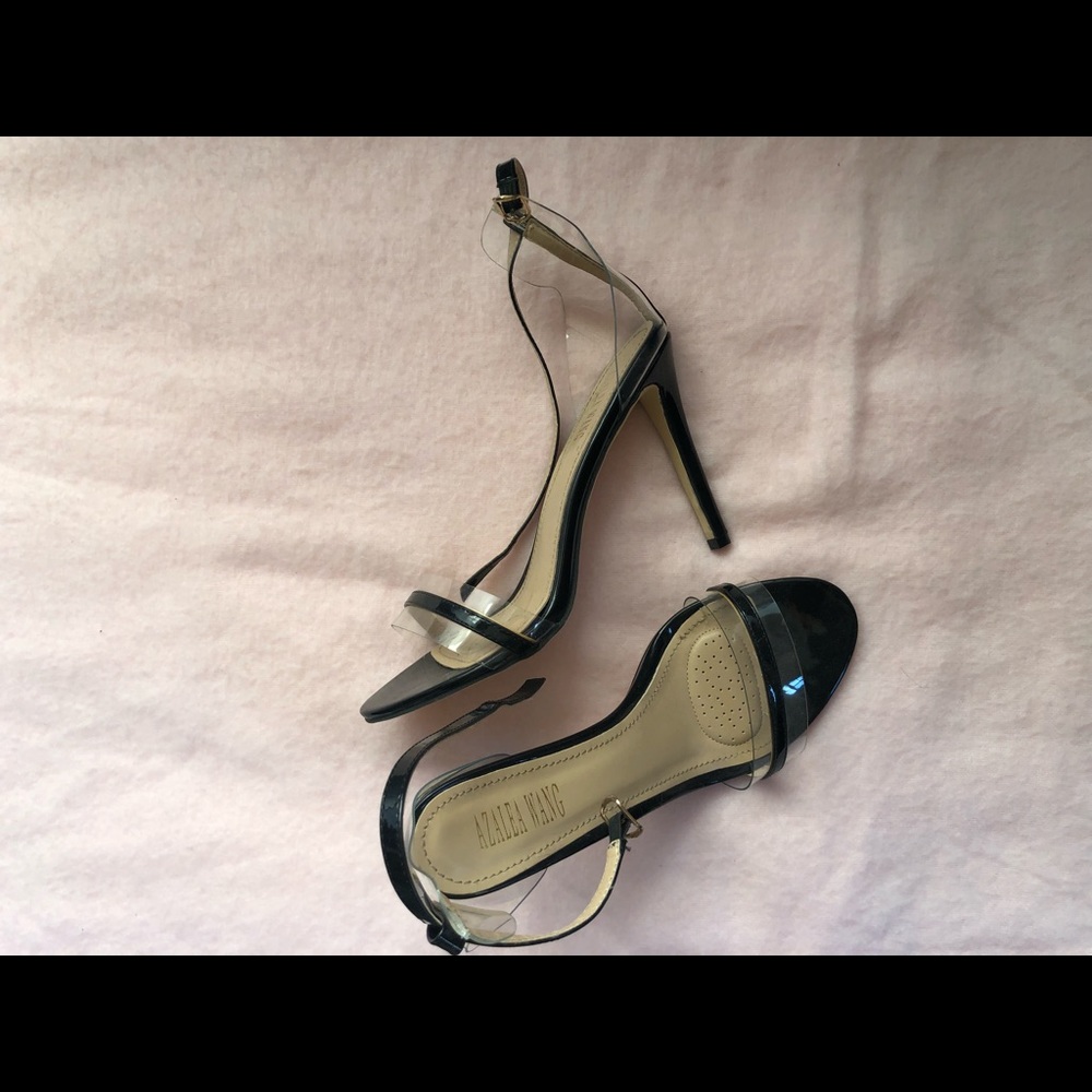 Black and Clear Heels